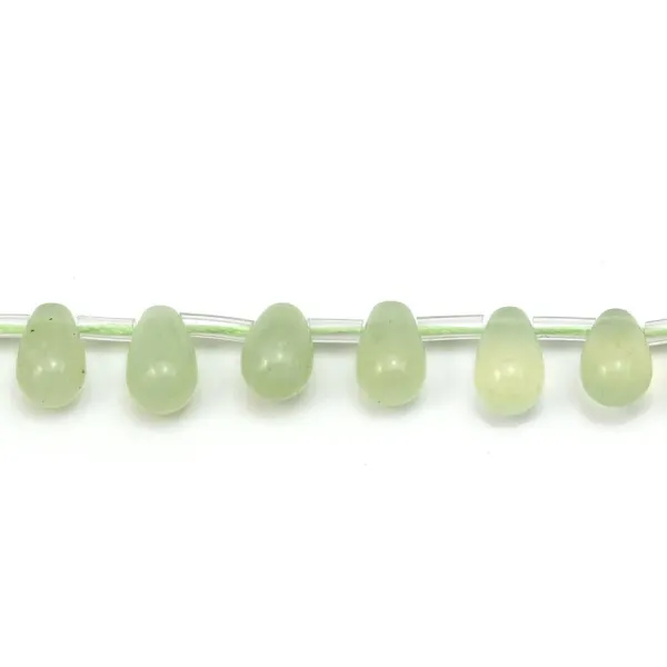 Jade Xinshan goccia 6x9mm x 40cm