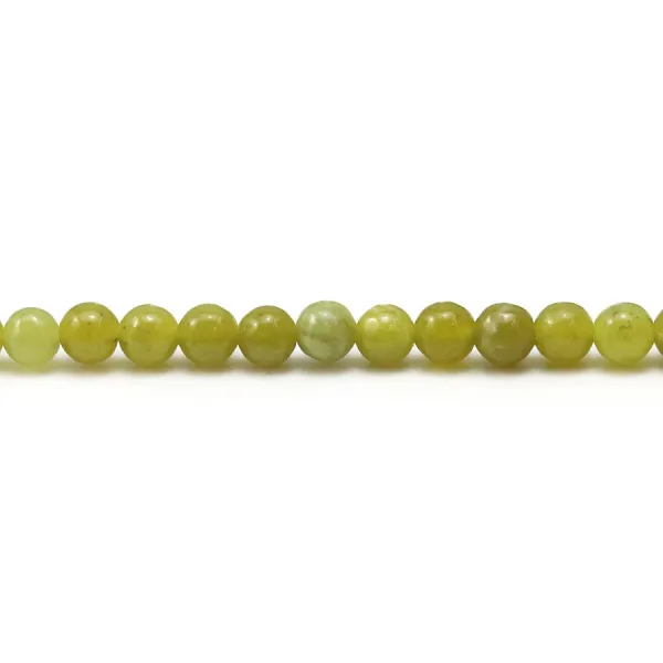 Jade lemon rond 4mm x 20pcs