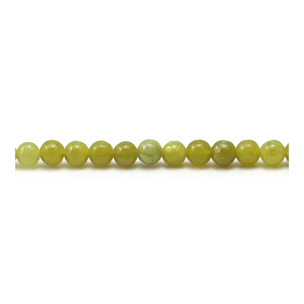 Jade lemon rond 4mm x 40cm