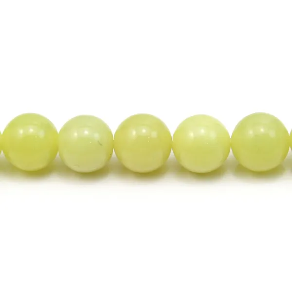 Jade lemon rond 10mm x 40cm
