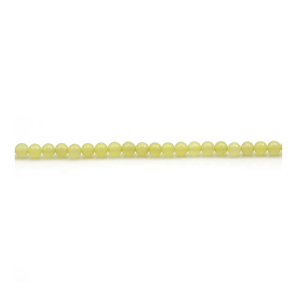 Jade lemon, de forme ronde, 2-2.5mm x 40cm