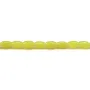 Jade couleur "lemon", en forme de tonnelet 4x6mm x 40cm
