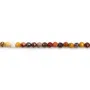 Jaspe mookaite rond facette 2mm x 40cm