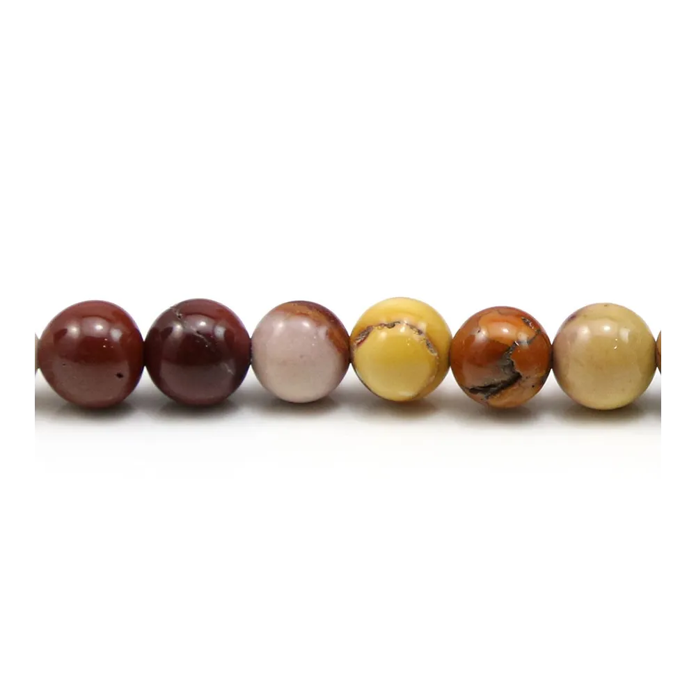 Jaspe mookaite ronde 8mm x 40cm