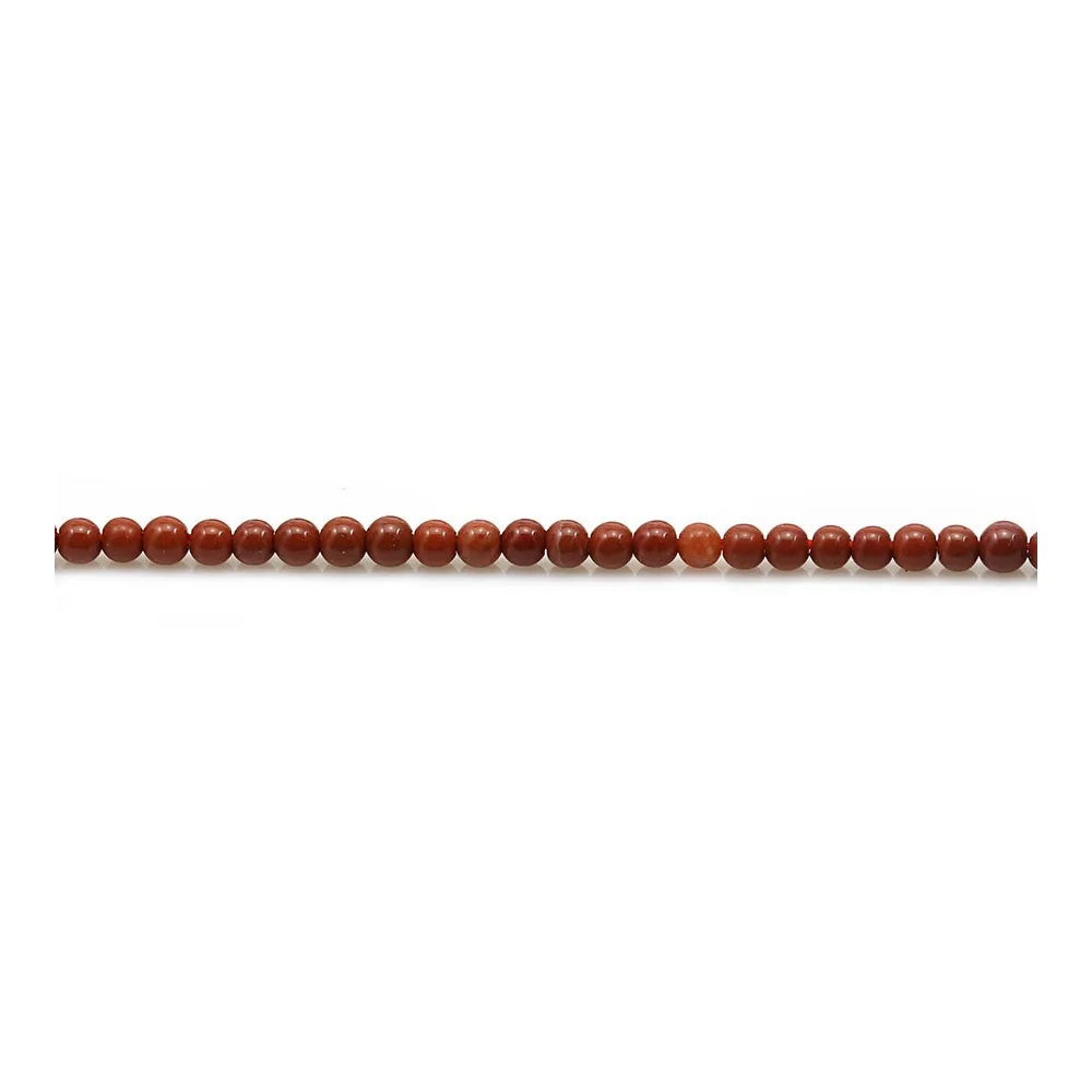 Jaspe rouge ronde 2mm x 39cm