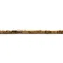 Jaspe paysage, en forme tube, 2.5x5mm x 40cm