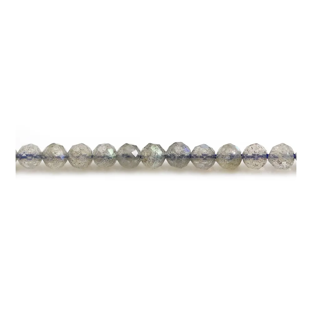 Labradorite Ronde Facette 4mm x 40cm