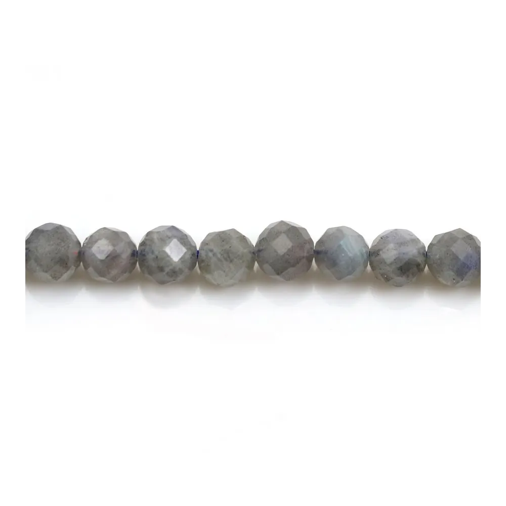 Labradorite Faceted Round 6mm x 40cm