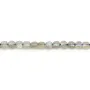 Labradorite ronde plate facette 4mm x 10pcs