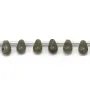 Labradorite in the shape of a drop, measuring 6 * 9mm x 4pcs