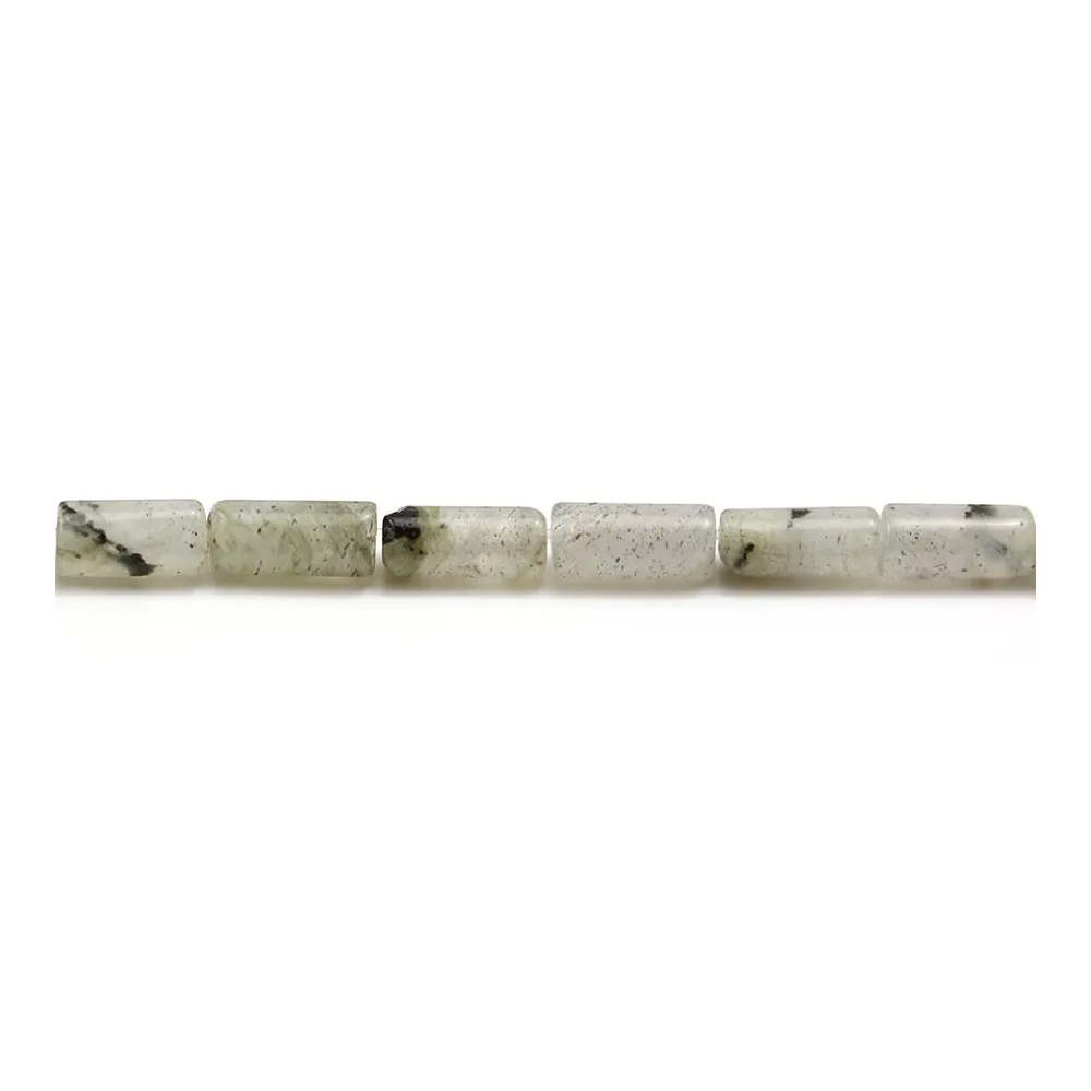 Labradorite tube 3.5x8mm x 40cm