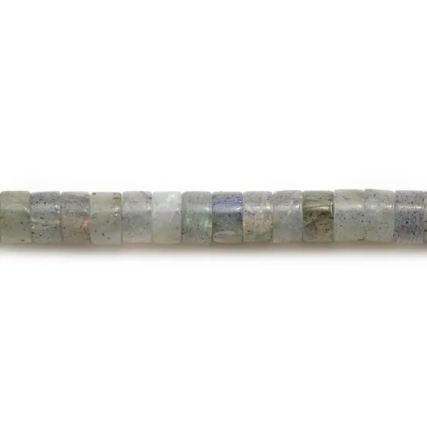 Labradorite rondelle Heishi 2x4mm x 38cm