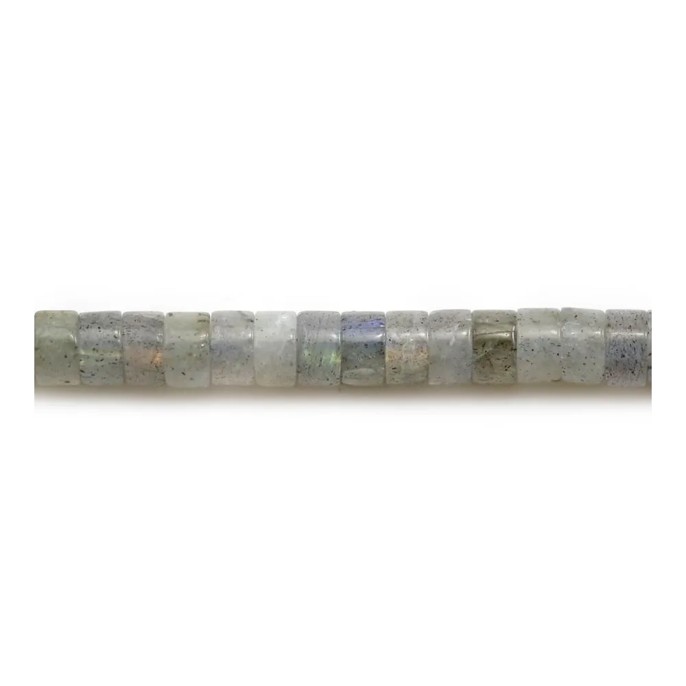 Labradorite, en forme de rondelle, 2x4mm x 40cm