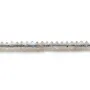 labradorite rondelle boulier facette 2x3mm sur fil 39cm