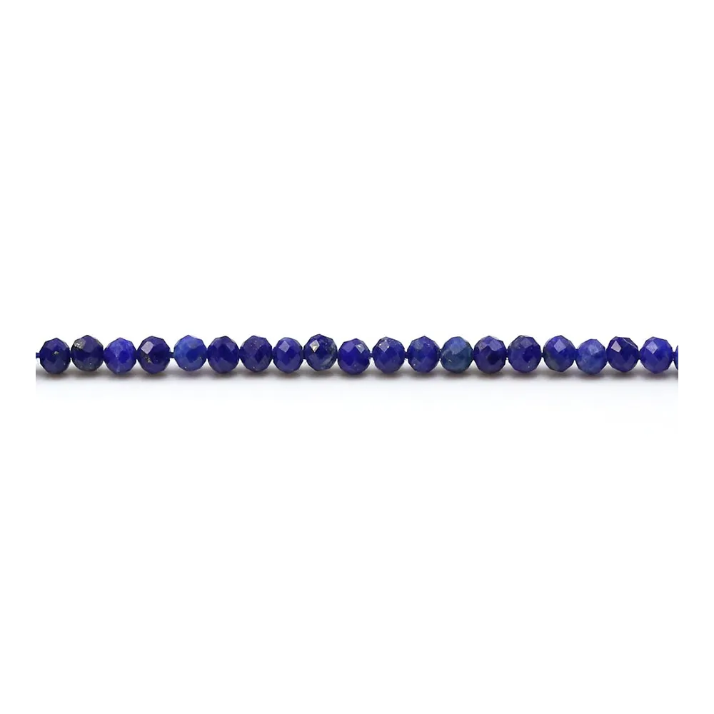 Lapis lazuli rondelle facette  1.8x2.2mm x 40cm