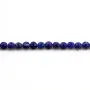 lapis lazuli rond plat facette 4mm x 40cm