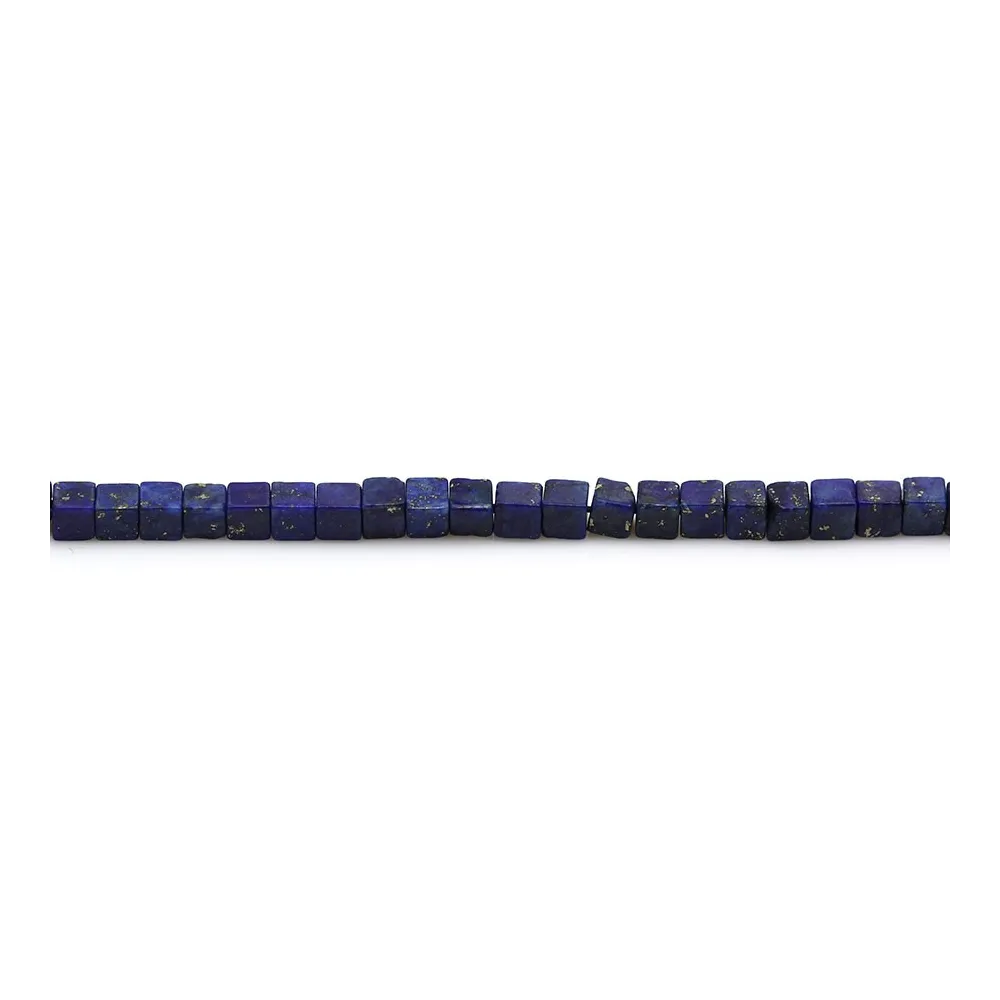 Lapis lazuli blue, in squared shaped, 2.5mm x 39cm