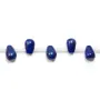 Lapis lazuli, en forme de goutte, 6 * 9mm x 2pcs