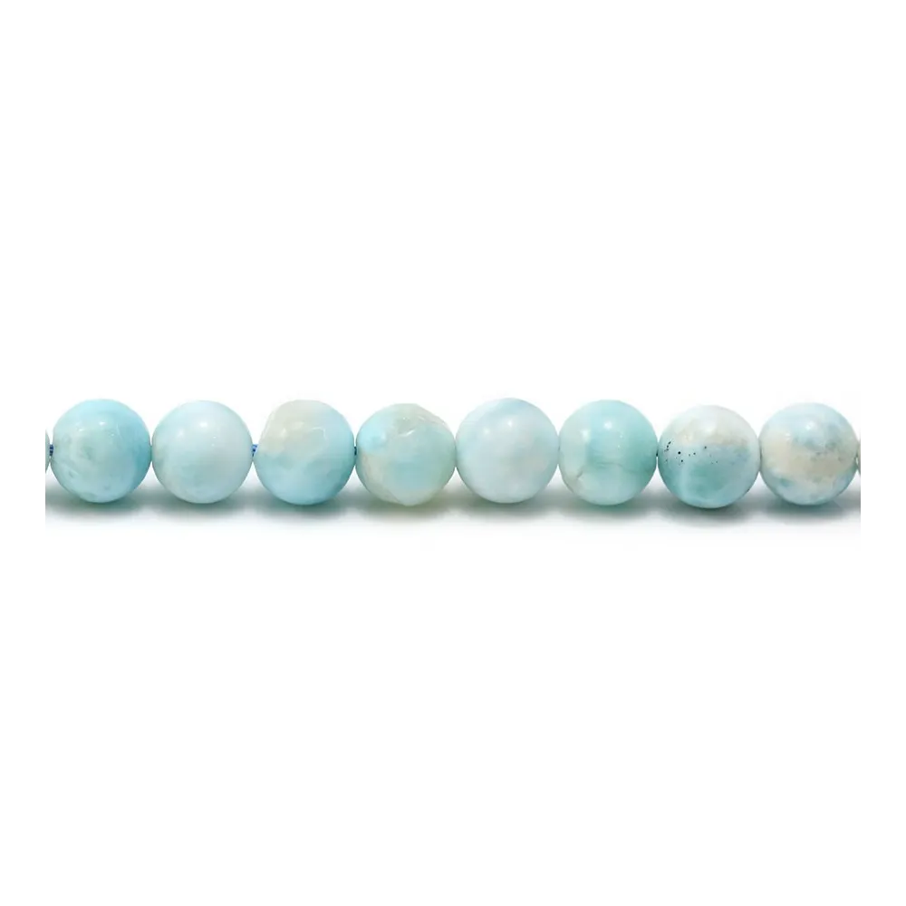 Larimar rond 7.5mm x 40cm