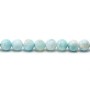 925 Sterling Silver Cylindrical Ball with rhinestones 9mmx10mm x  1PCS