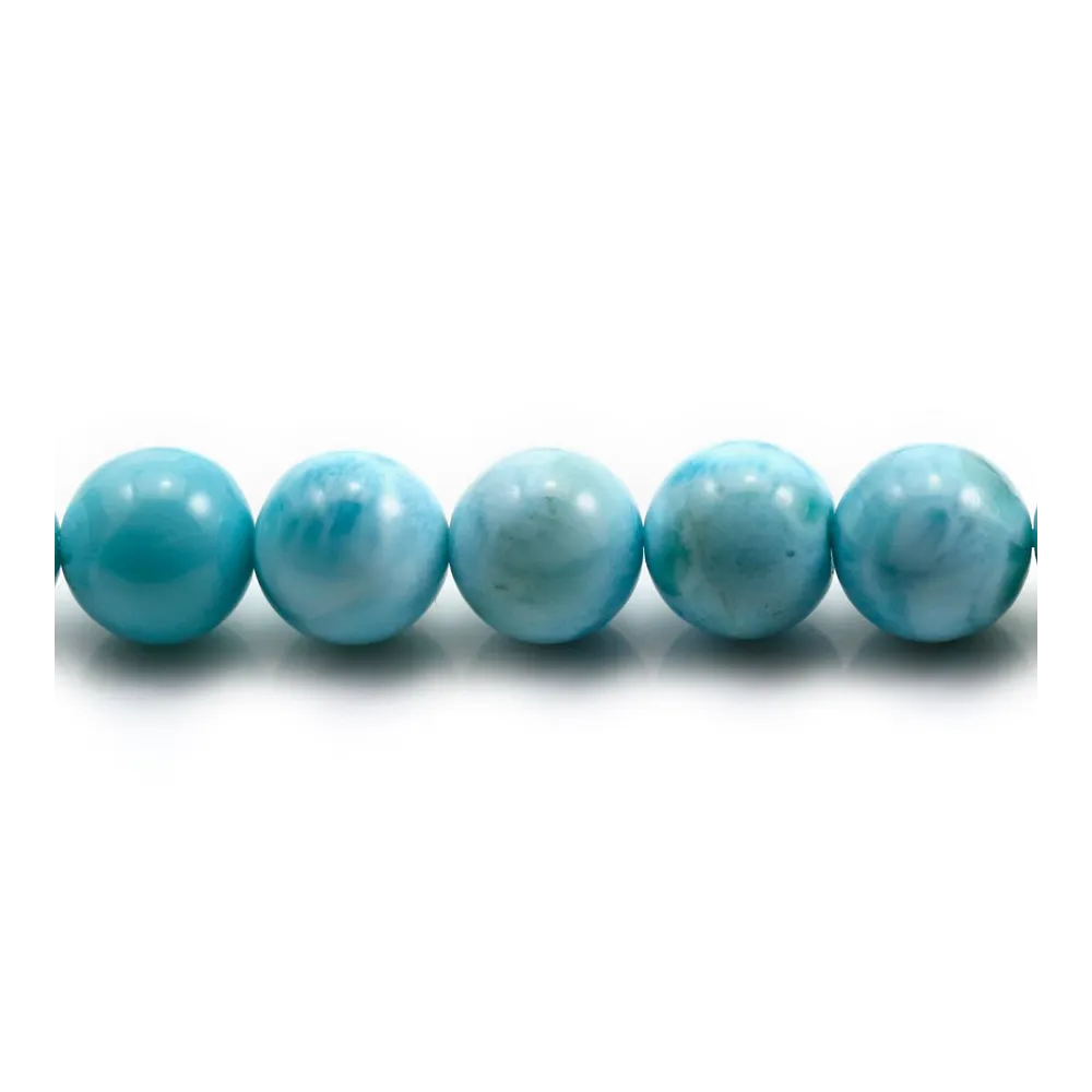 Larimar rond 11mm x 40cm