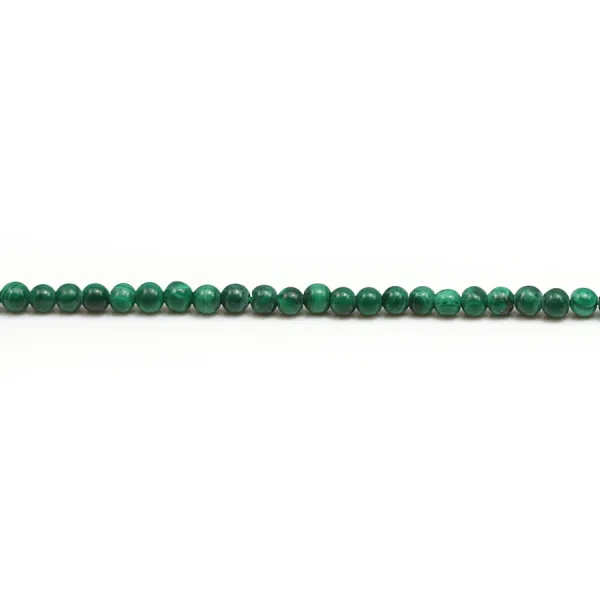 Malachite de forme ronde, 2mm x 40cm