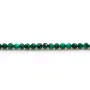 Malachite ronde facette 3mm x 40cm