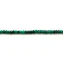 Malachite, in round and faceted shape, 2mm x 38cm