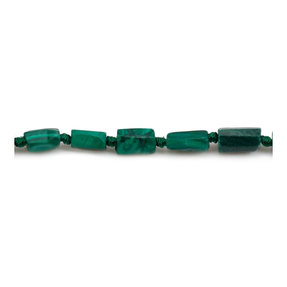 Malachite baroque 5x9mm x 40cm