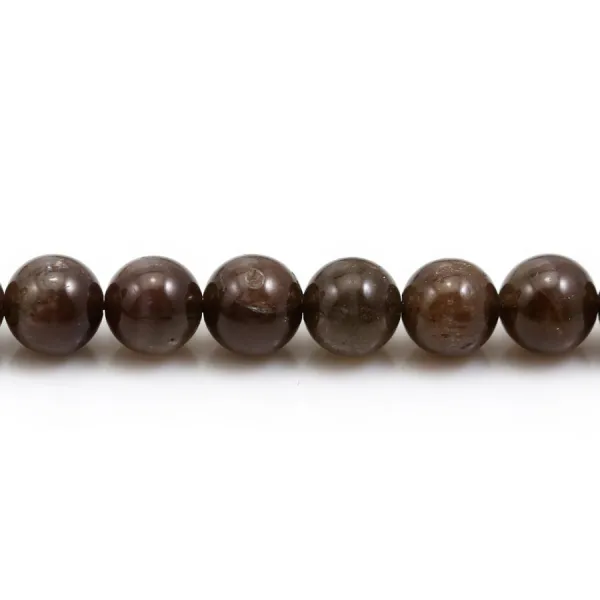 Turmalina ojo de gato, forma redonda 8mm x 39cm