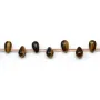 Oeil de tigre goutte 6x9mm x 40cm