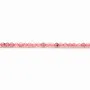 Quartz fraise rond facette 2.5mm x 39cm