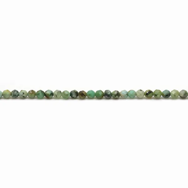 Turchese africano rotondo sfaccettato 2mm x 39cm