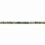 Turquoise africaine de forme ronde facette, 2mm x 40cm