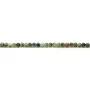 Turquoise africaine de forme ronde, mesurant 2mm x 40cm
