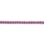 Phosphosiderite light purple, in round shape, 2.5mm x 39cm