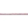 Phosphosiderite light purple, in faceted round shape, 2mm x 40cm