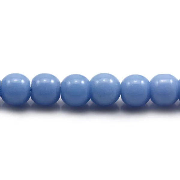 Light stone in round shape 8mm x 40cm