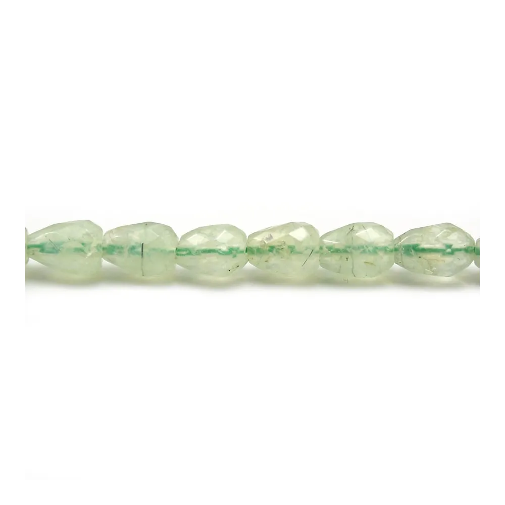 Préhnite rondelle facette 4x2.5mm x 40cm