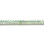 Prhenite rondelle boulier facette 2x3mm sur fil 39cm