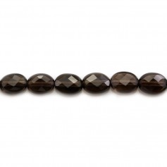 Smoky Quartz Faceted Oval