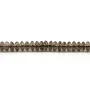 Quartz Fumé Rondelle Facette 3x5mm x 40 cm 