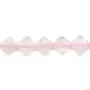 Quartz  Rose trèfle facette 13mm x 1pc 