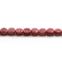 Rhodochrosite, de forme ronde plate taille 6mm x 40cm