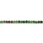 Rubis zoisite, de forme ronde facetté, 3mm x 39cm