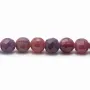 ruby  Ronde Facette 9mm x 1 perle