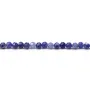 Sodalite de forme ronde facetté, mesurant 3mm x 40cm