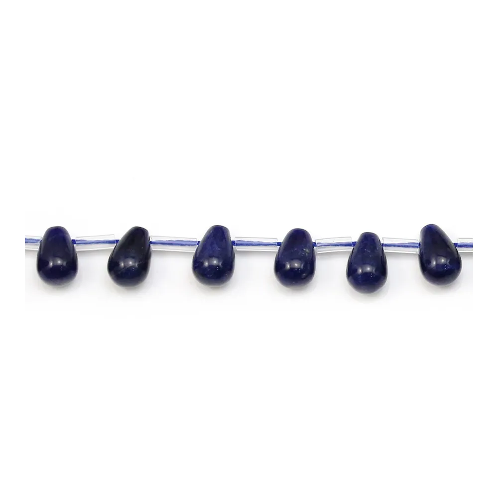 Sodalite en forme de goutte, mesurant 6x9mm x 4pcs