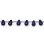 Sodalite en forme de goutte, mesurant 6x9mm x 4pcs