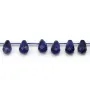 Sodalite en forme de goutte facetté 6x9mm x 4pcs